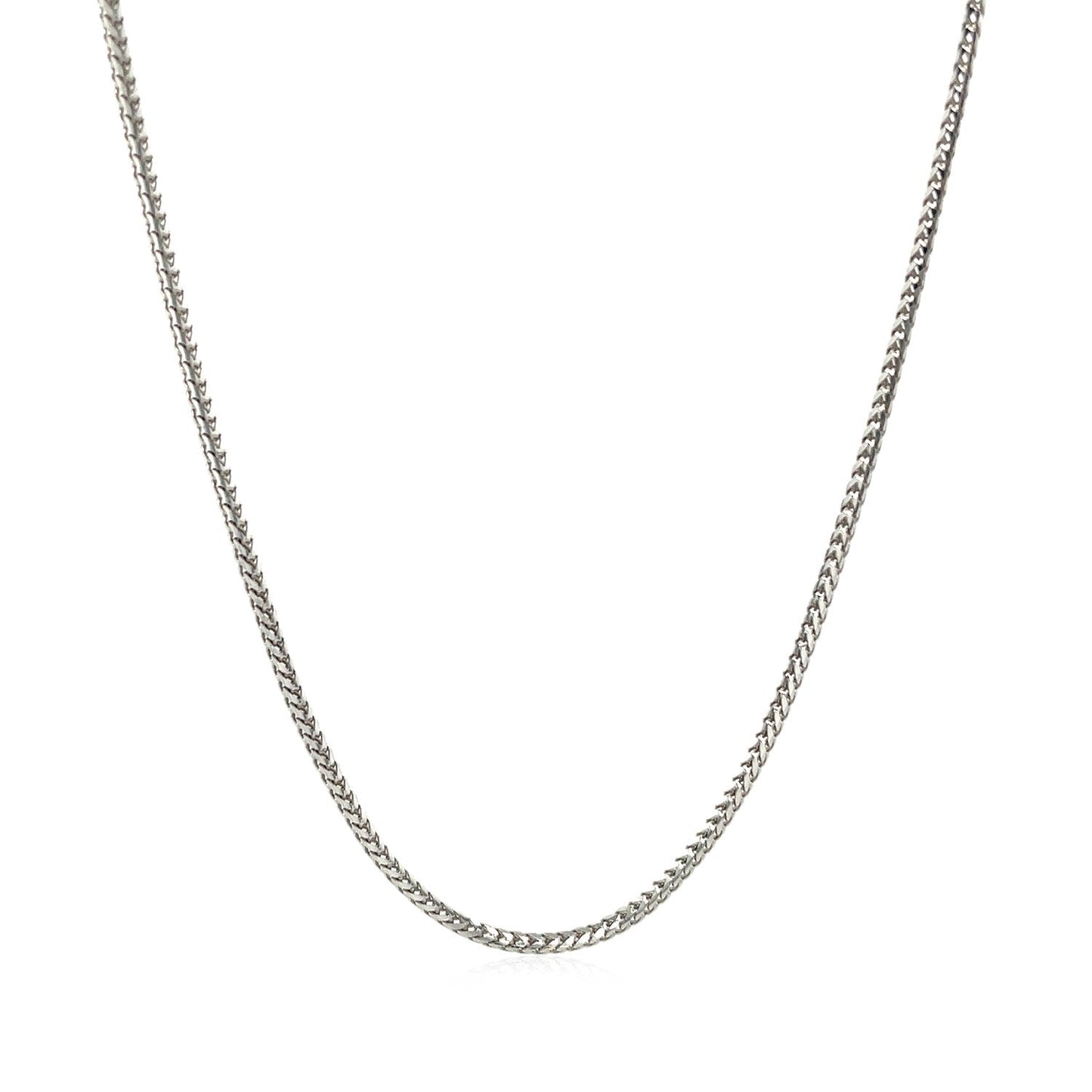 14K White Gold Franco Chain 1.2Mm