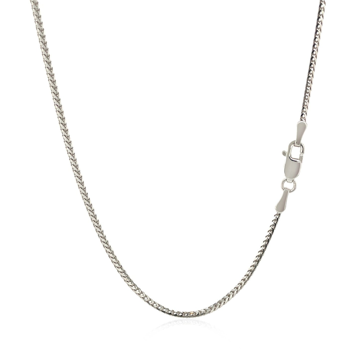 14K White Gold Franco Chain 1.2Mm