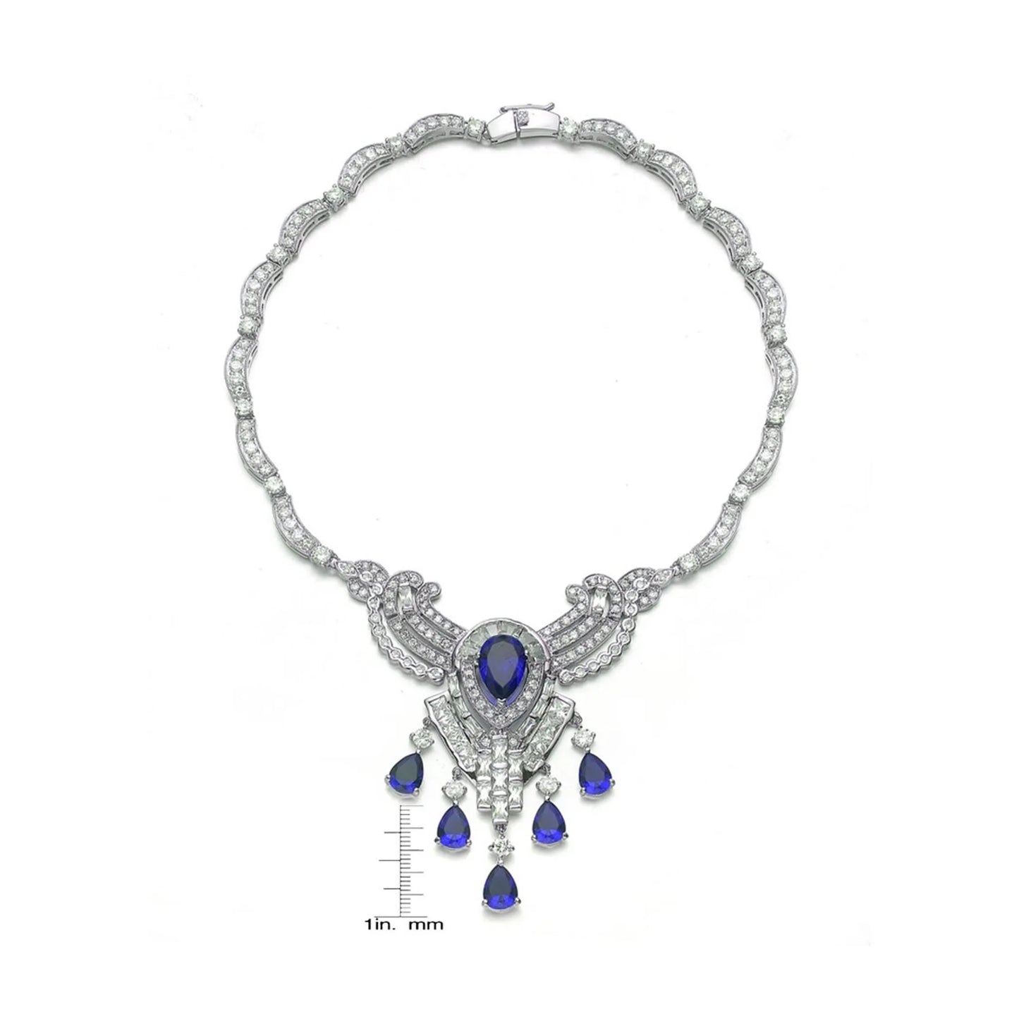 Collette Z Sterling Silver Cubic Zirconia Tribe Necklace