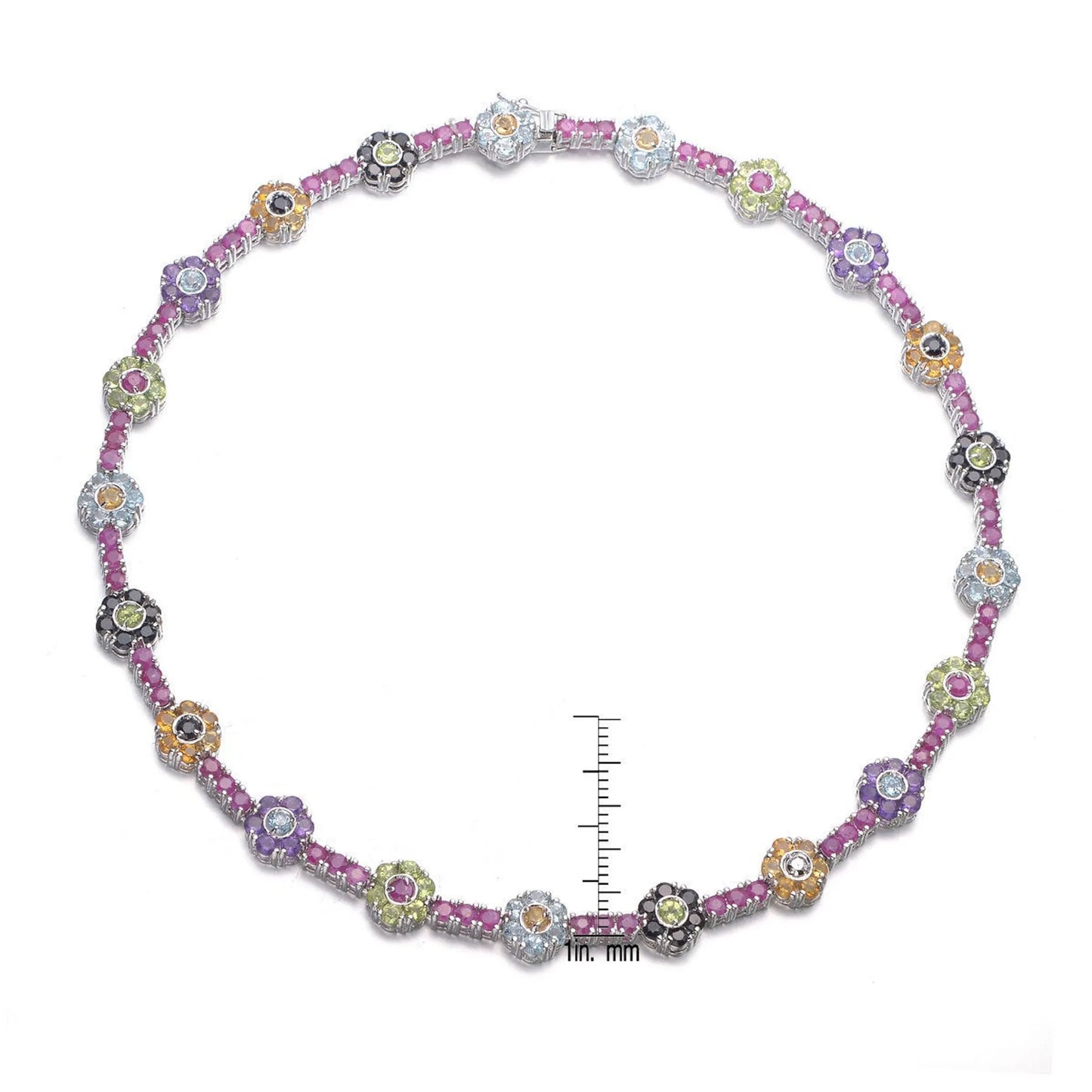 Collette Z Sterling Silver Red Cubic Zirconia