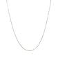 10K White Gold Classic Box Chain 0.6Mm