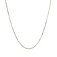 10K White Gold Classic Box Chain 0.8Mm