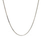 10K White Gold Gourmette Chain 1.0Mm