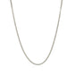 10K White Gold Gourmette Chain 1.5Mm