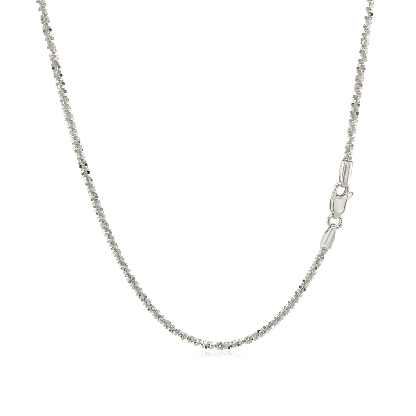 10K White Gold Sparkle Chain 1.5Mm