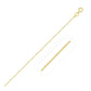 10K Yellow Gold Classic Box Chain 0.6Mm
