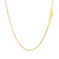 10K Yellow Gold Classic Box Chain 0.8Mm