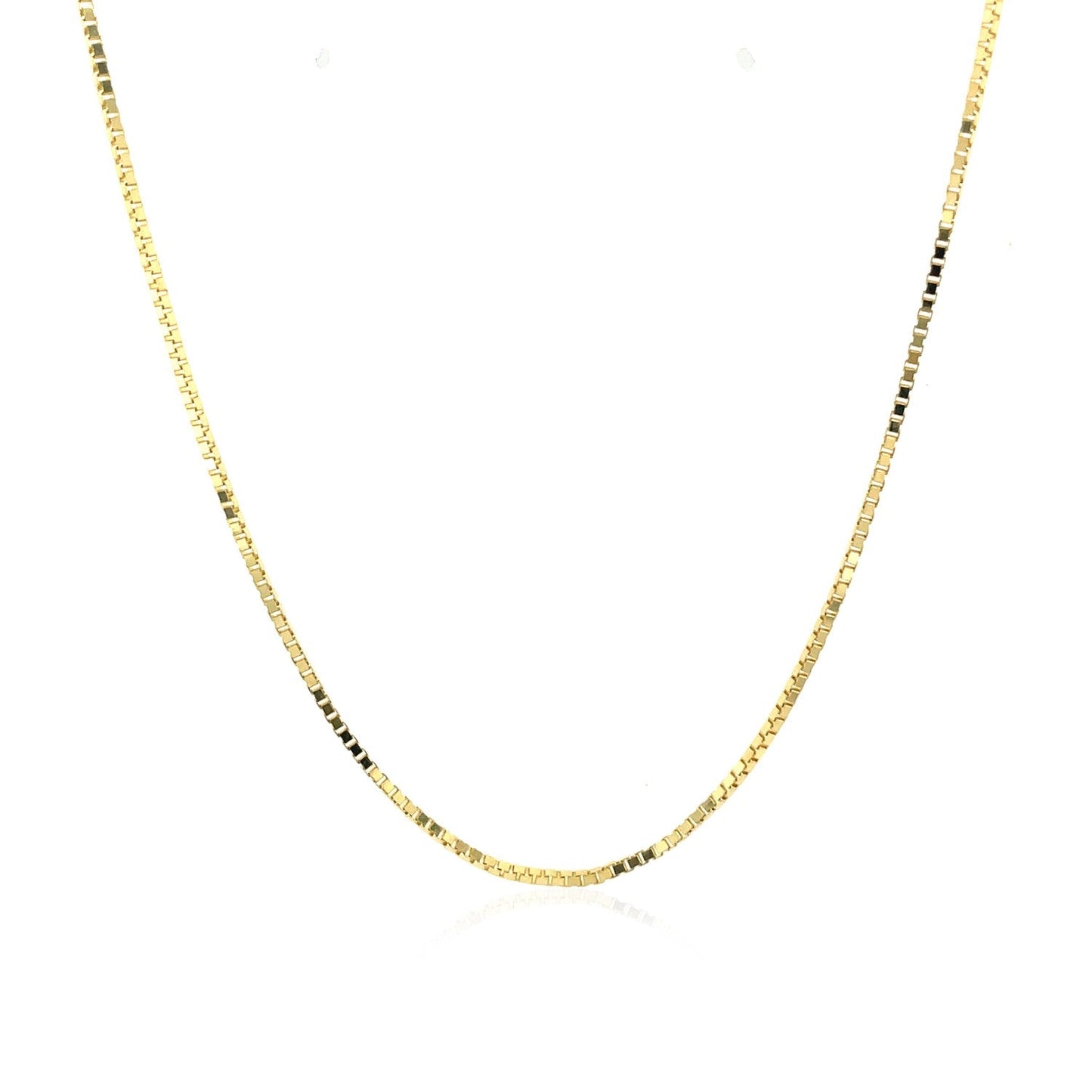 10K Yellow Gold Classic Box Chain 1.0Mm