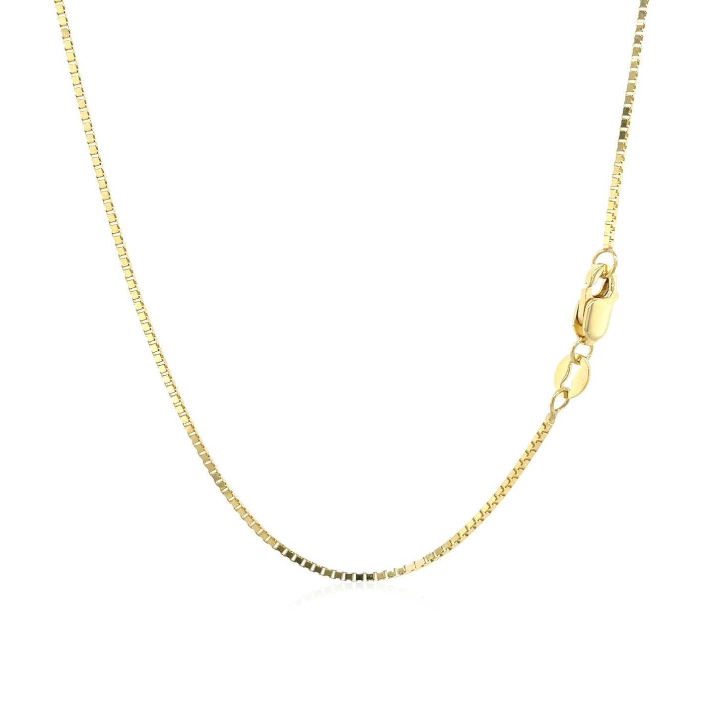 10K Yellow Gold Classic Box Chain 1.0Mm
