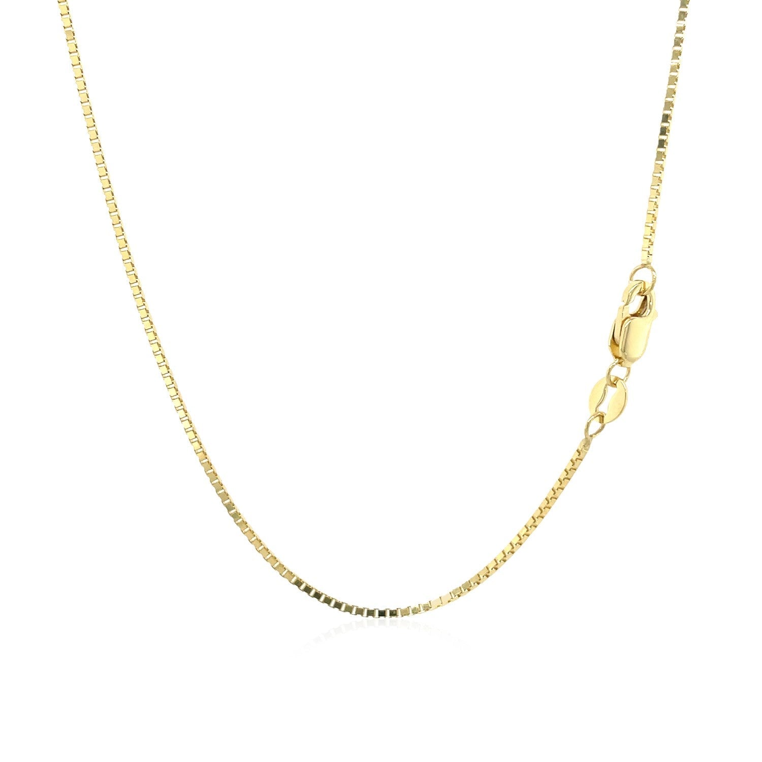 10K Yellow Gold Classic Box Chain 1.0Mm