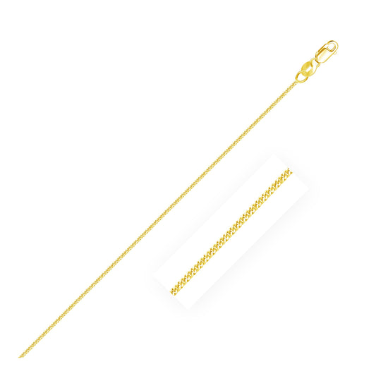 10K Yellow Gold Gourmette Chain 1.0Mm