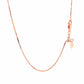 14K Rose Gold Adjustable Box Chain 0.85Mm