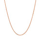 14K Rose Gold Diamond Cut Cable Link Chain 1.3Mm