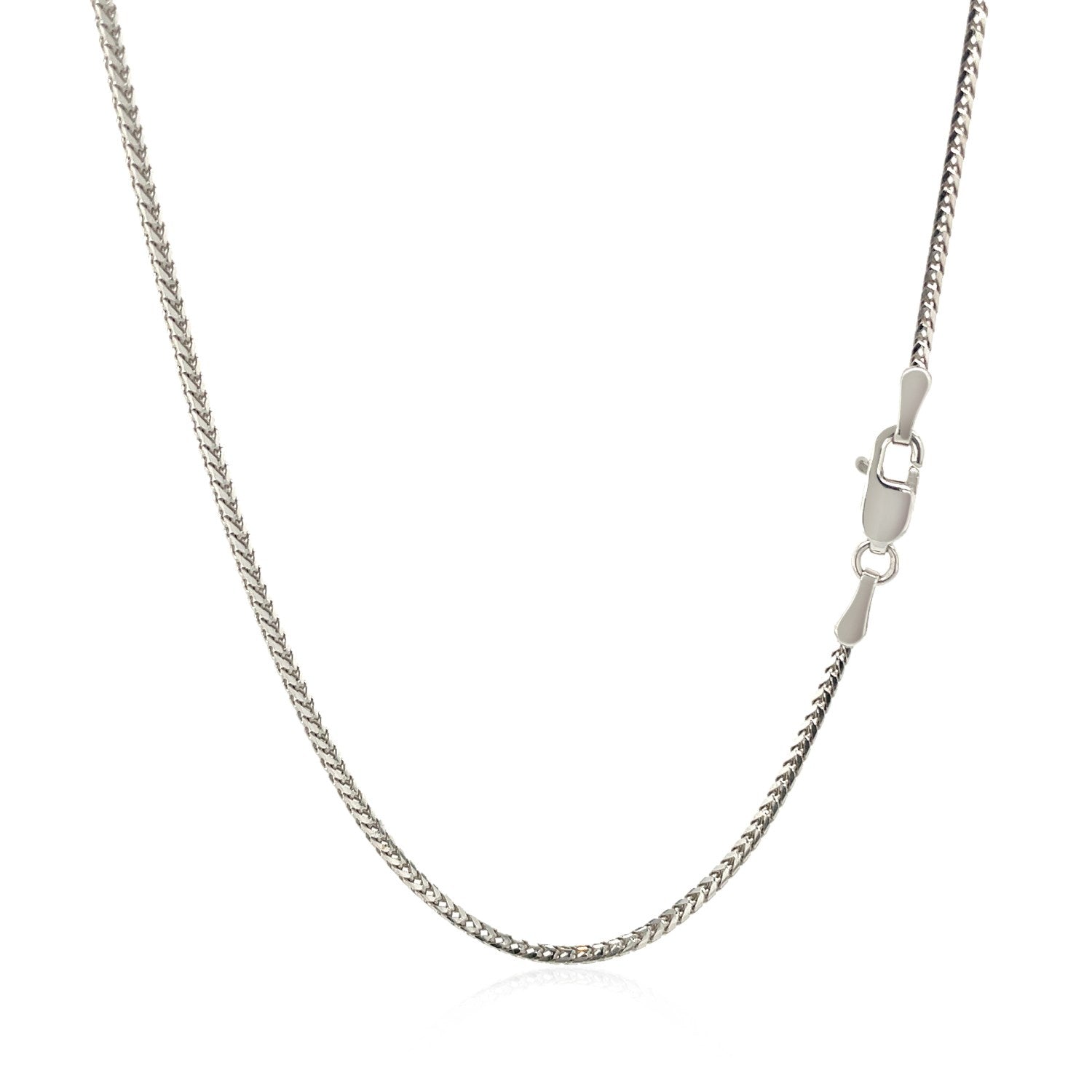 14K White Gold Franco Chain 1.2Mm