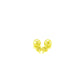 14K Yellow Gold Ball Earrings With Faceted Texture
