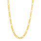 14K Yellow Gold High Polish Modern Lite Figaro Chain (8.0Mm)