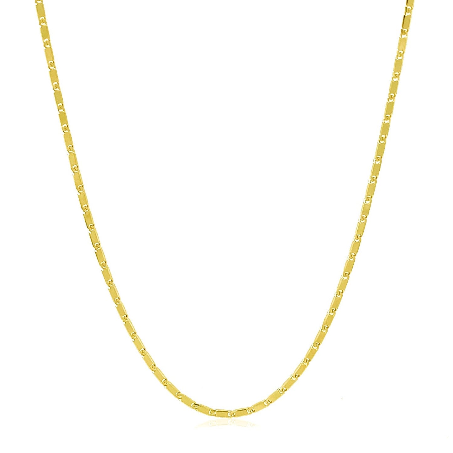 14K Yellow Gold Lumina Pendant Chain 1.0Mm