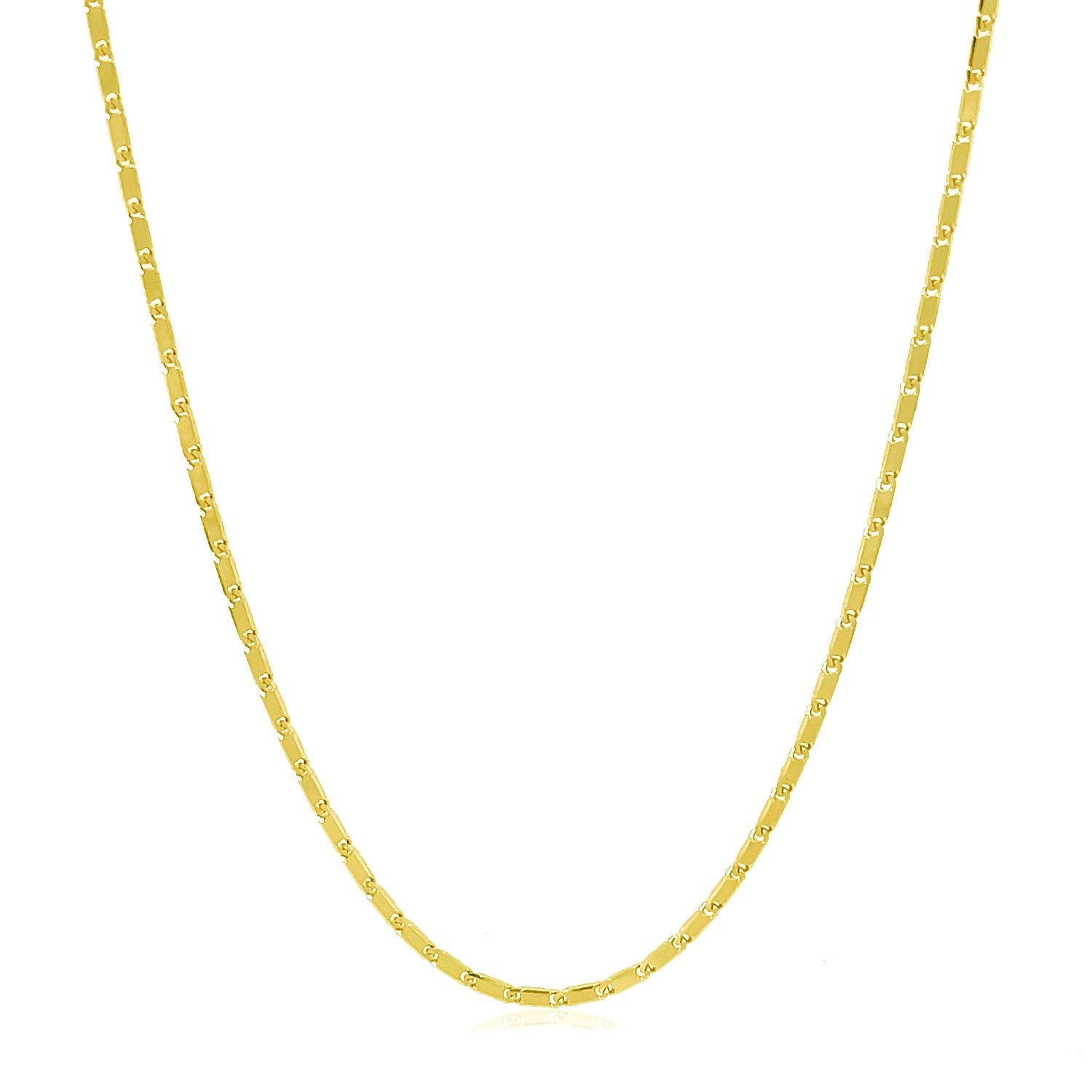 14K Yellow Gold Lumina Pendant Chain 1.0Mm