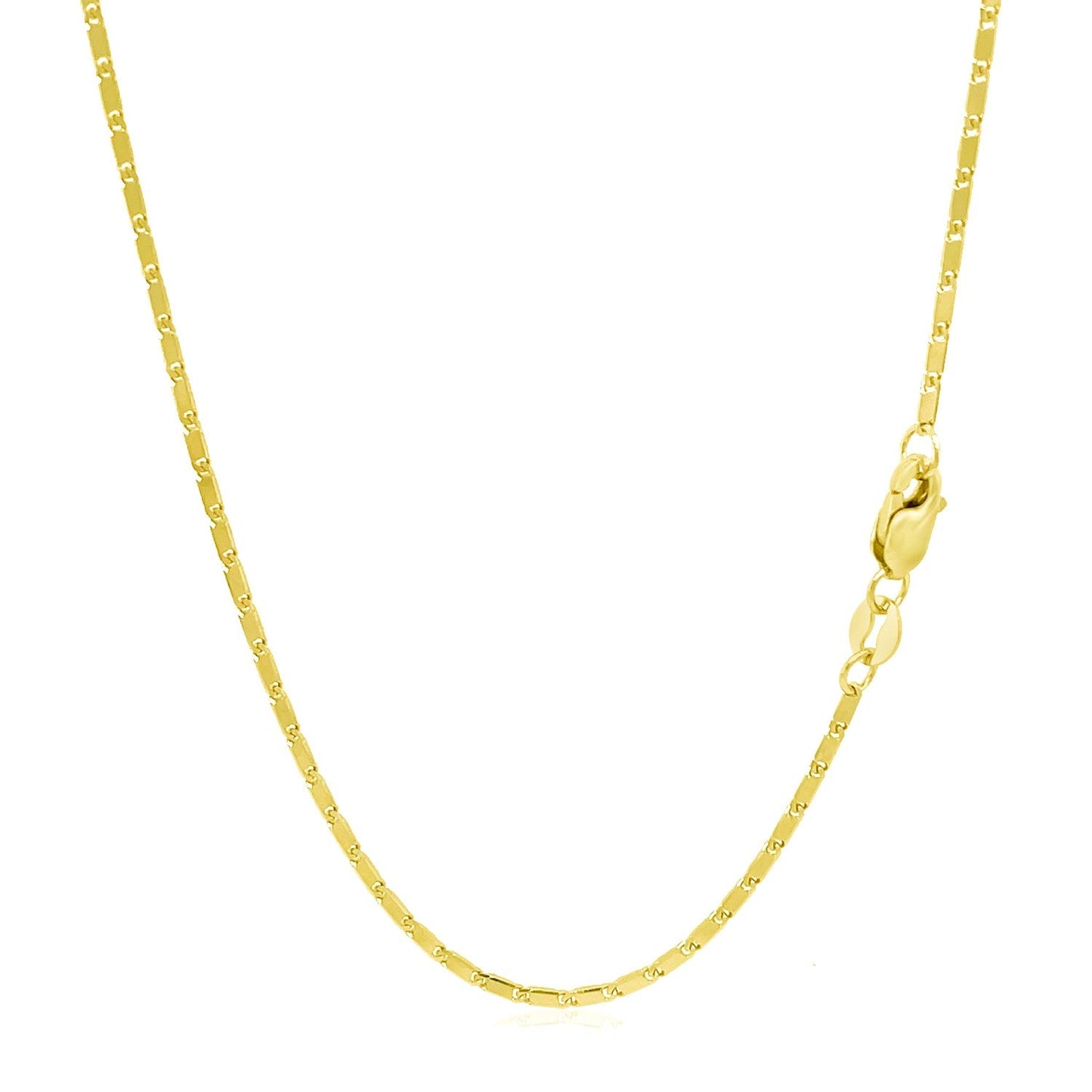 14K Yellow Gold Lumina Pendant Chain 1.0Mm