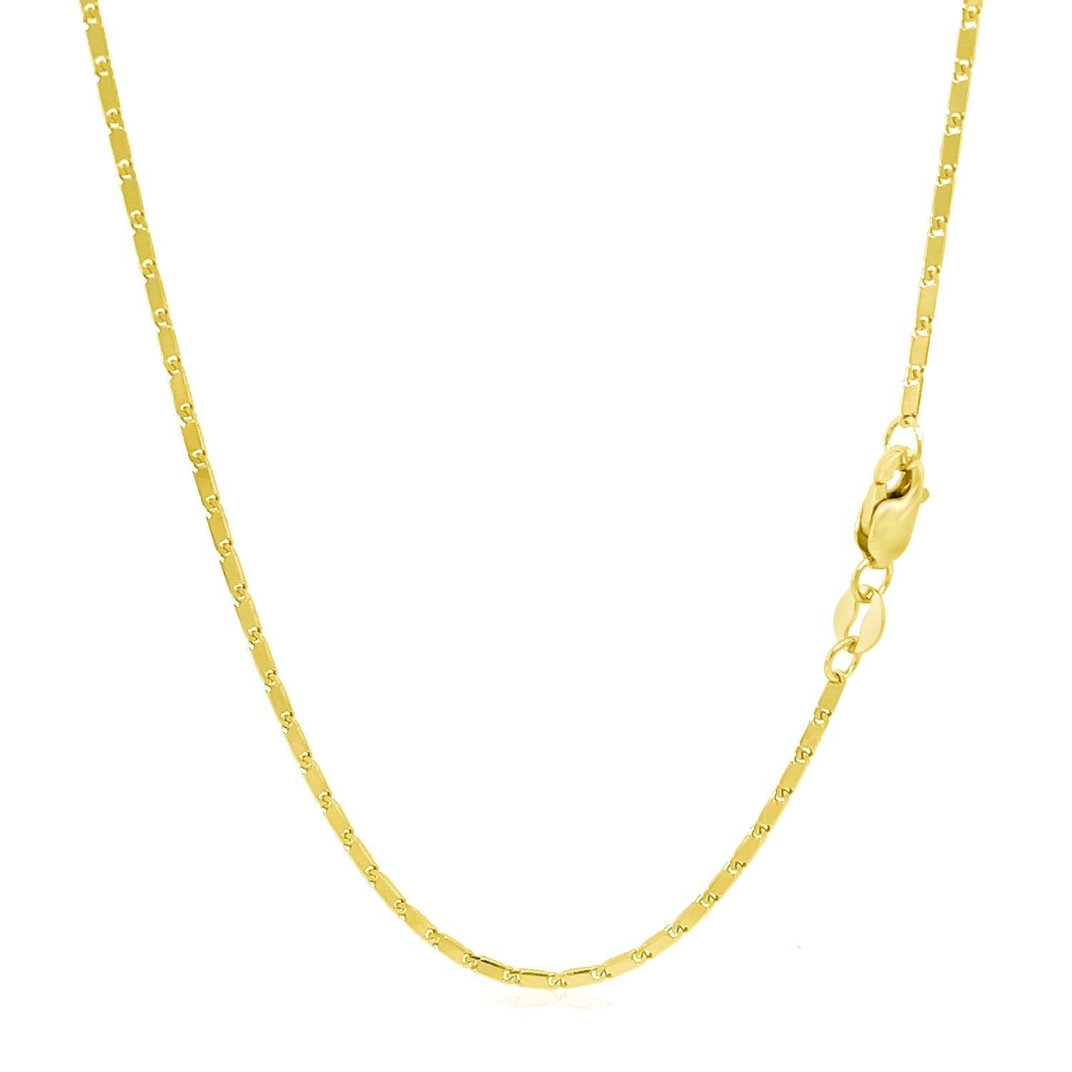14K Yellow Gold Lumina Pendant Chain 1.0Mm