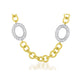 Collete Z Sterling Silver Mini Clear Cubic Zirconia Necklace