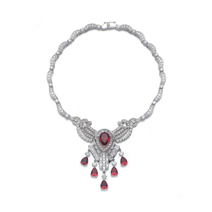 Collette Z Sterling Silver Cubic Zirconia Tribe Necklace