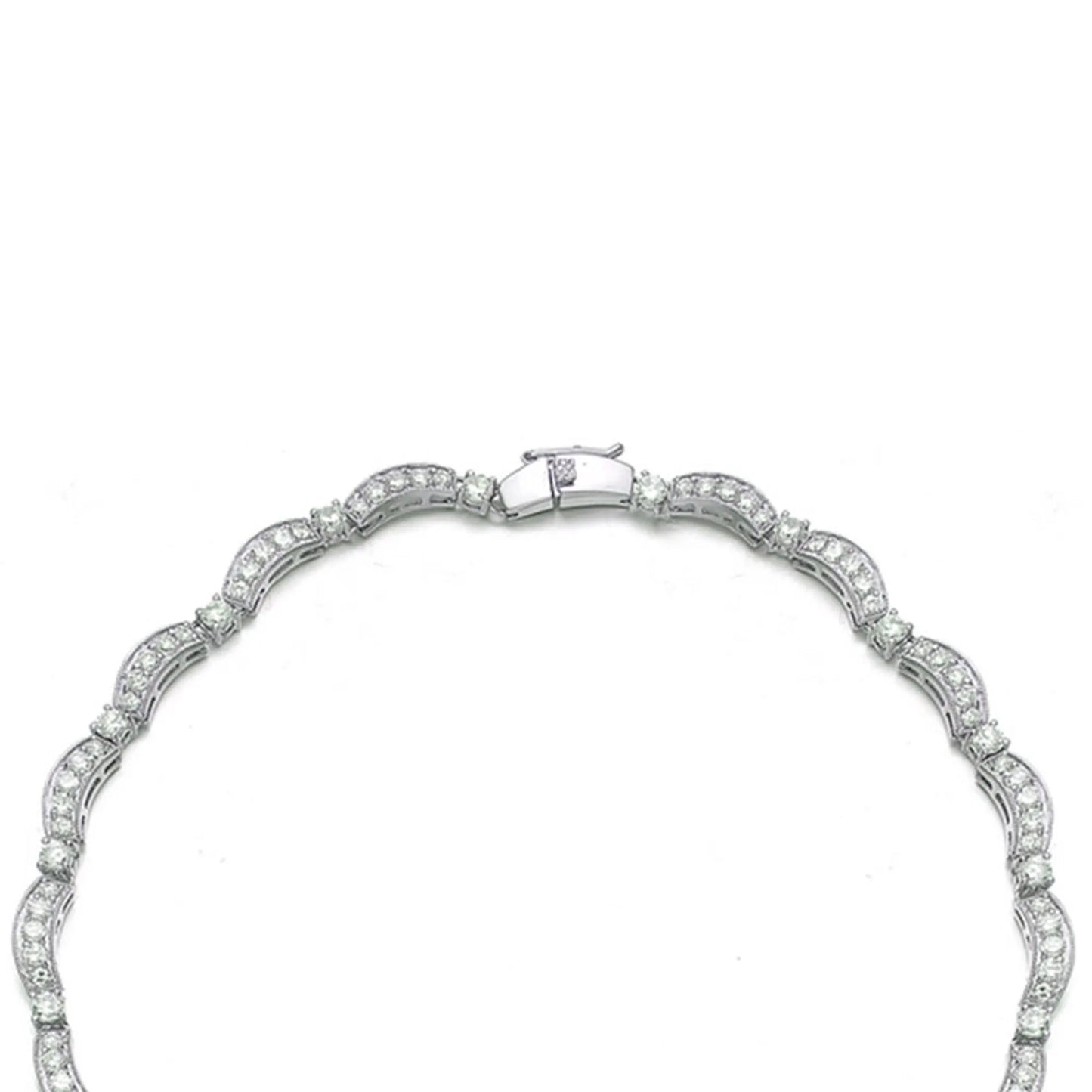 Collette Z Sterling Silver Cubic Zirconia Tribe Necklace