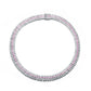 Collette Z Sterling Silver Clear Cubic Zirconia Radial Necklace