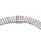 Collette Z Sterling Silver Clear Cubic Zirconia Radial Necklace