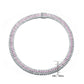 Collette Z Sterling Silver Clear Cubic Zirconia Radial Necklace