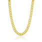 Collette Z Gold Overlay Hammered Circle Chain Necklace