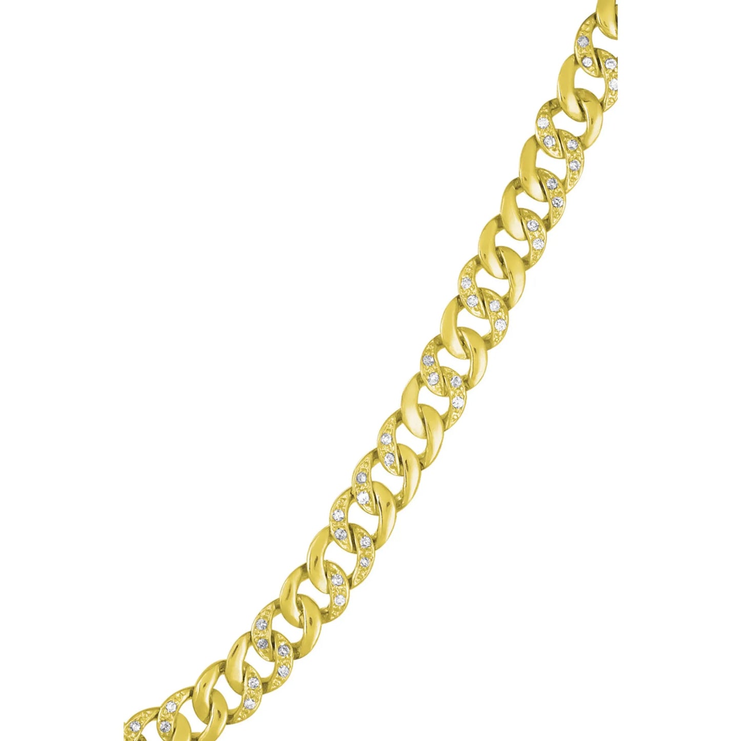 Collette Z Gold Overlay Hammered Circle Chain Necklace