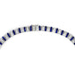 Collette Z Sterling Silver Cubic Zirconia Vertical Wreath Necklace