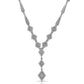 Collette Z Sterling Silver Cubic Zirconia Diamond-shape Drop Necklace