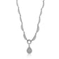 Collette Z Sterling Silver Cubic Zirconia Pear Drop Necklace