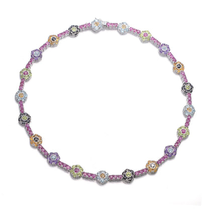 Collette Z Sterling Silver Red Cubic Zirconia