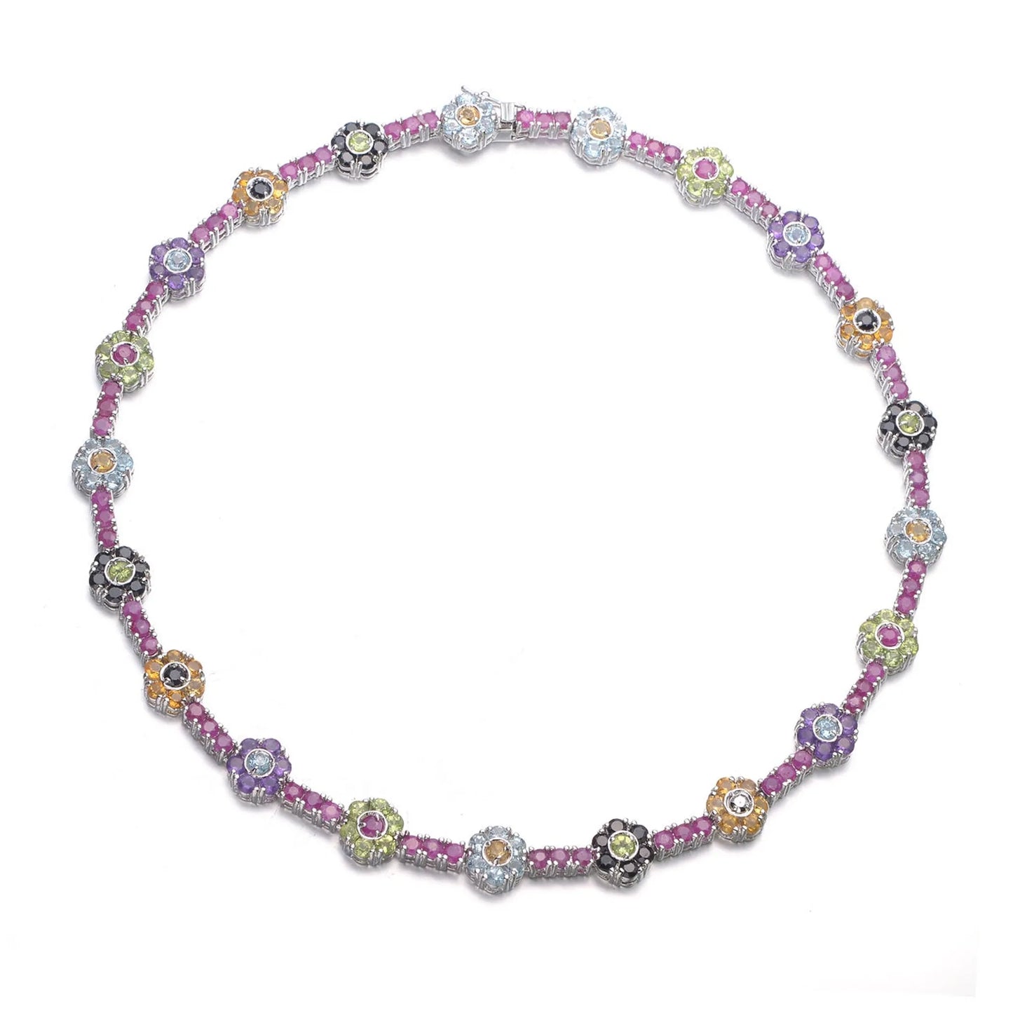 Collette Z Sterling Silver Red Cubic Zirconia