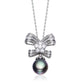 Collette Z Sterling Silver White Cubic Zirconia Pearl Pendant