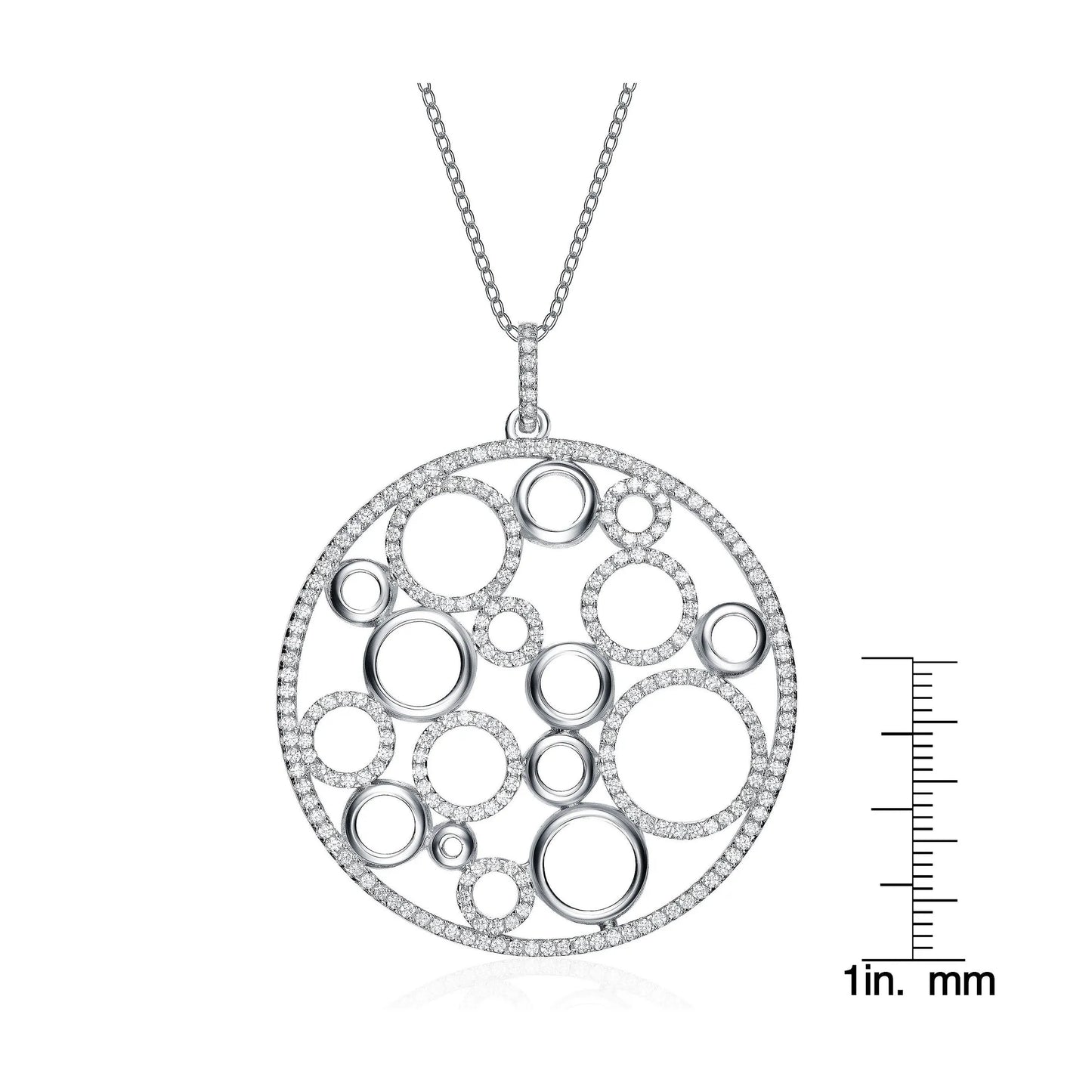 Collette Z Sterling Silver Fancy Loops Design Pendant