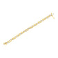 10 Karat Yellow Gold 1 CTTW Round Cut Diamond Infinite Love Bracelet