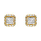 10 Karat Yellow Gold Stud Earrings