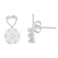 14 Karat White Gold 1 1/4 ct. Total Diamond Weight Round-cut Diamond Earrings