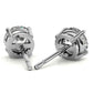 4.00 ctw Lab Grown Diamond Stud Earrings in 14k White Gold (G-VS)