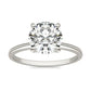 2 CTW Round Lab Grown Diamond Solitaire Engagement Ring 14K White Gold (G-VS)