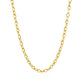 3.5Mm 14K Yellow Gold Pendant Chain With Textured Links