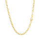 3.5Mm 14K Yellow Gold Pendant Chain With Textured Links