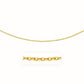 3.5Mm 14K Yellow Gold Pendant Chain With Textured Links