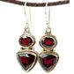 Trillion and Oval Cut Black Onyx Earrings