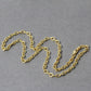 14k Yellow Gold Pendant Chain with Textured Links (3.30 mm)