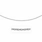 14k White Gold Pendant Chain with Textured Links (2.90 mm)